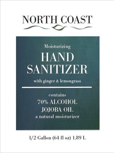 North Coast Hand Sanitizer 64 Fl Oz Front (North Coast Hand Sanitizer 64 Fl Oz Front)